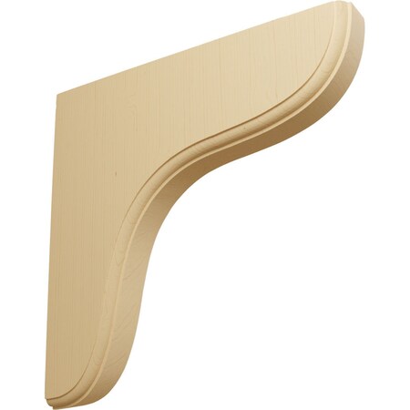 Ekena Millwork 1 3/4"W x 10 1/2"D x 10 1/2"H Eaton Wood Bracket, Alder BKTW02X11X11EAAL